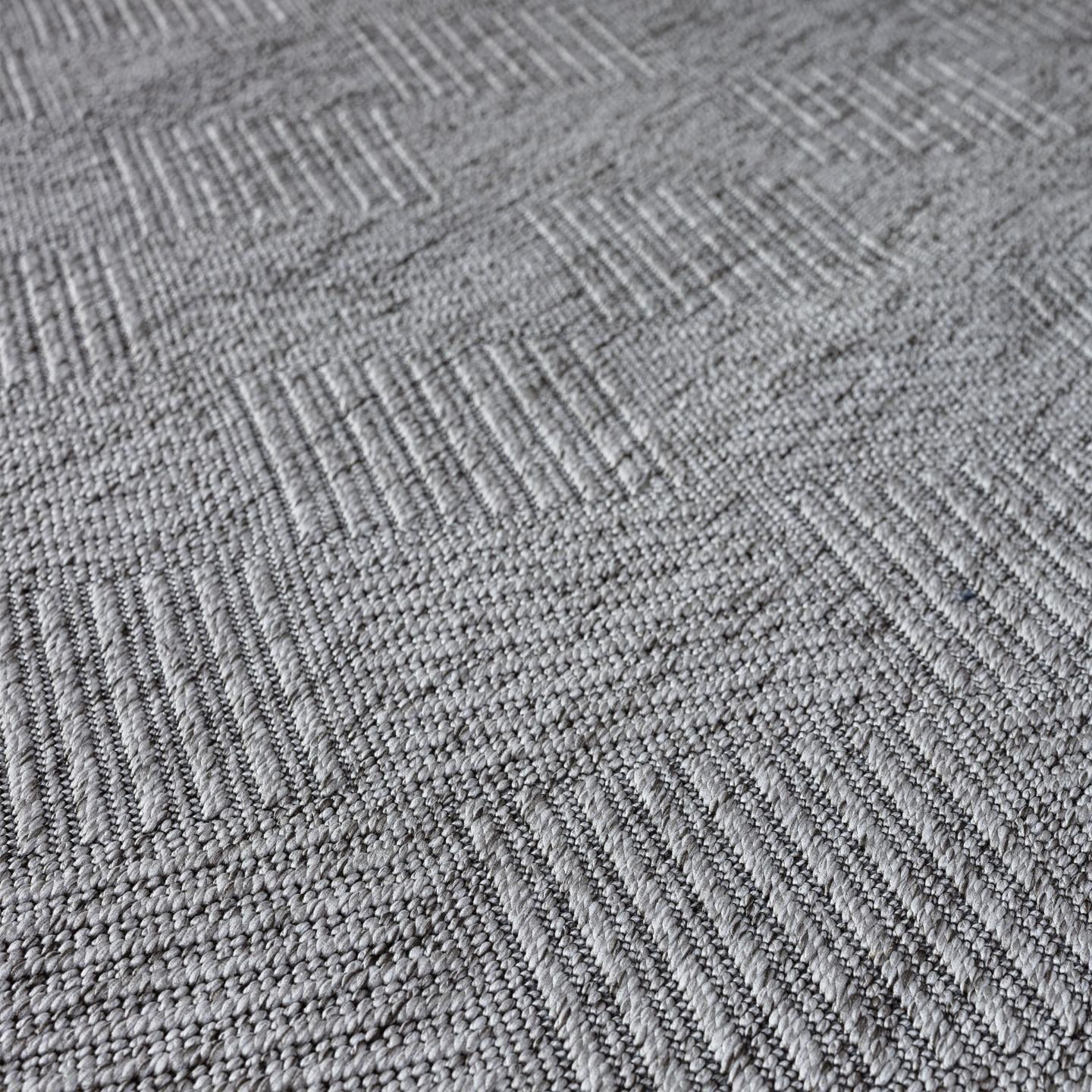 Luxe Weavers Geometric Non-Slip Gray 8x10 Washable Area Rug, Modern Carpet