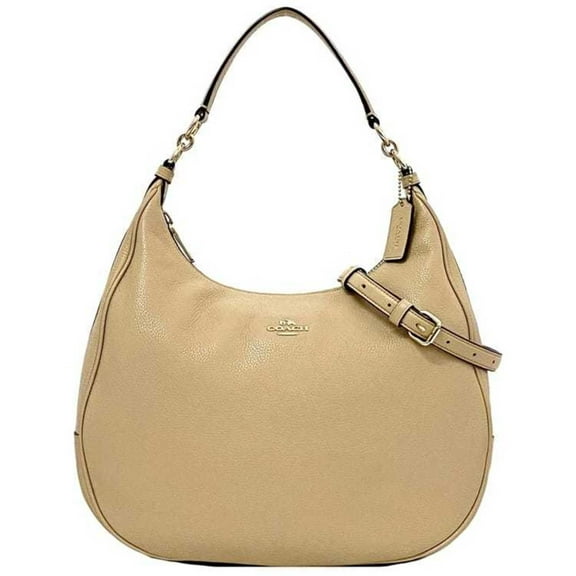 Pre-Owned Coach 2-way Hobo Bag ec-22407 Beige F38259 Leather COCH Shoulder Crossbody... (Good)