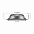 thumbnail image 6 of STARLIGHT- 2 Pcs 4.5" Kitchen Sink Strainer Stopper Stainless Steel Drain Basket Waste Plug, 6 of 6