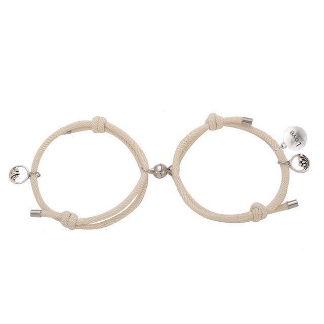 Pulseras para mujer, regalos para mujer, pulsera de succión magnética de aleación solemne, regalos para amantes, pulsera para mujer