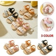 thumbnail image 5 of Utoimkio Toddler Baby Girls Summer Beach Sandals Adjustable Strap Open Toe Flat Princess Shoes Outdoor Non-Slip Kid First Walking Shoes, 5 of 5