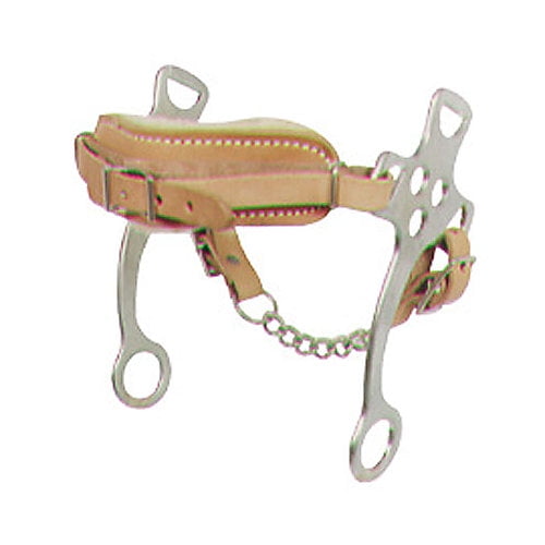 SOUTHWESTERN Fleece Lined Hackamore with Curb Strap