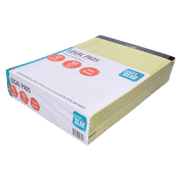 Pen + Gear Wide Ruled Legal Pads, 8.5x11, Canary Paper, 50 Sheets, 12 Pack