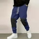 thumbnail image 1 of Pantalones largos para hombre, estilo casual, a la moda, con cordón ajustable en la cintura y bolsillos, pantalones deportivos de rayón para hombre., 1 of 6