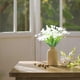 thumbnail image 5 of Orqu Dea Primaveral De Siete Puntas, Plantas Artificiales De Seda, Vibrante Arreglo Decorativo Para El Hogar, Aspecto Natural Y F Cil Cuidado, Dise O Elegante, Para El Hogar, La Oficina Y, 5 of 8