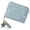 Blue, variant on Women' s Outdoor Fashion Trend Solid Color Fringed Leather Card Wallet Hot Pink