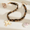 thumbnail image 2 of Collar Crucifix BJR Summer Ocean con estampado de leopardo, 2 of 4