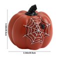 thumbnail image 3 of Halloween New Pumpkin Resin Ornaments Crafts Desktop Decoration Furnishings Garden Horror Decoration Props, 3 of 7