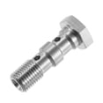 thumbnail image 4 of Unique Bargains 2pcs AN3 3/8-24 Thread Turbo Brake Line Banjo Bolt with Copper Washers Double Banjo Bolt 31mm Length, 4 of 6