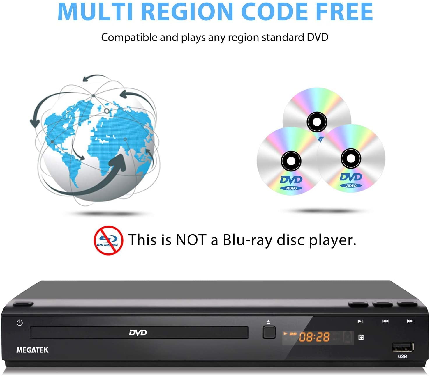 all region dvd players for computers