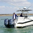 thumbnail image 3 of Rockport Rigger Boat Mounted Fishing Rod Holder Outrigger Set of 2, Black, 3 of 5