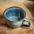 thumbnail image 4 of Oversized Coffee Mug: 24 oz Large Ceramic Mug with Handle, 700 ml Porcelain Coffee Cup for Tea, Latte, Hot Cocoa, Cereal, and Soup (Starry Sky), 4 of 7
