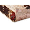 thumbnail image 2 of Furnish My Place Indoor Cabin Lodge Rug with Jute Backing - 7 ft. 8 in. x 11 ft., Multicolor, Wildlife, Area Rug for Living Room, Bedroom, Hallway, 2 of 9