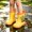 Yellow, variant on Girls Rain Boots Waterproof Lightweight Dinosaur Non-slip Pull-on Handles Green,Size 19