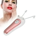 thumbnail image 4 of Depilación facial con rosca e hilo de algodón, depiladora eléctrica de belleza para mujer, afeitadora de depilación con rosca facial, inalámbrica y recargable, 4 of 7