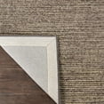 thumbnail image 5 of Nourison Weston Solid Charcoal 3'9" x 5'9" Area Rug, (4x6), 5 of 8