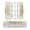 Butterflies and Lavender Pattern, variant on Plastic Pencil Box Large Capacity Pencil Boxes Clear Boxes with Snap-Tight Lid Stylish Office Supplies Storage Organizer Box Dogs and Doghouses