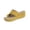 Yellow, variant on Women's Toe Ring Wedge Slide Sandals, Open Toe Slip-On Platform Shoes, Casual Beach Vacation Walking Summer Shoes Yellow