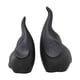 thumbnail image 1 of 2 figuras de elefante de cerámica para decoración de escritorio, ideal como regalo para TV. negro, 1 of 9