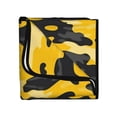 thumbnail image 4 of Absorbent Coral Velvet Towel 27x55in Light Soft And Fluffy Wool Circle Delicate And Not Easy To Remove The Edge Vector Camouflage Pattern Yellow_3, 4 of 8