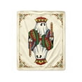 thumbnail image 2 of Ghost Spades K Throw Blanket, Halloween Fall Playing Card Fleece Blanket For Couch Sofa Bed Fall Room Decor Thanksgiving Gift (1PC, 27.5"x39.4"), 2 of 7