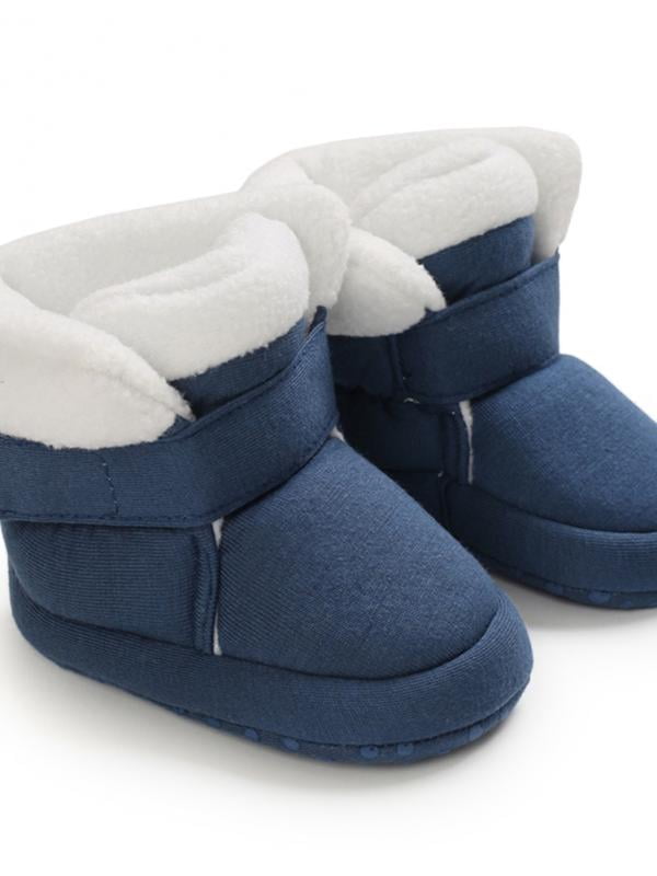 Baby Boys Girls Soft Sole Warm Booties Newborn Infant Anti-Slip Pram Crib Prewalker Boots 
