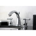 thumbnail image 2 of Kingston Brass Milano Two Handle 8" to 16" Widespread Lavatory Faucet with Brass Pop-up, 2 of 7