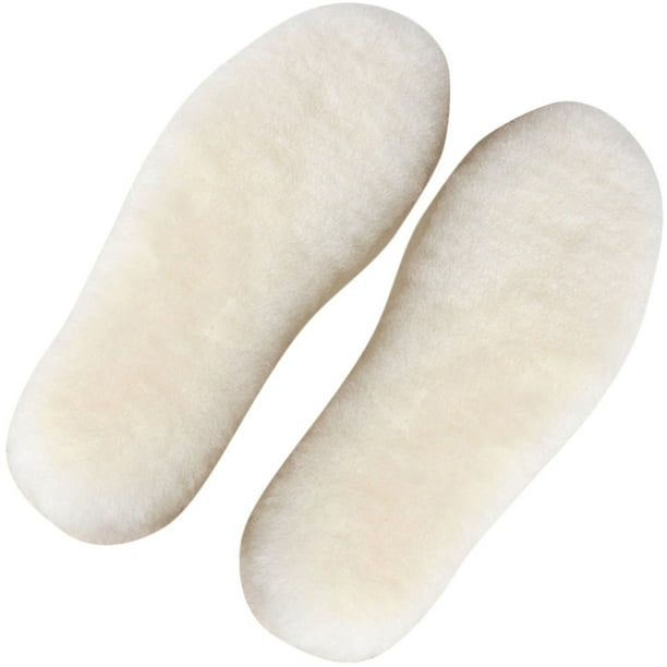 FELTECHELECTR 1 par de plantillas de forro polar de invierno, almohadillas flexibles para zapatos, plantillas térmicas, plantillas unisex