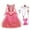 Dress A +Accessories, variant on HAWEE Pink Princess Dress Party Toddler Girls Halloween Costume Deluxe Beauty Cosplay Outfit