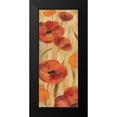 thumbnail image 2 of Vassileva, Silvia 10x18 Black Modern Framed Museum Art Print Titled - May Floral Panel I, 2 of 5