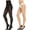 Black natural, variant on 2-Pack Women's 15D Ultra Shiny Sheer Tights - Open Crotch Pantyhose with Control Top & Oil Gloss Finish