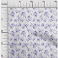 thumbnail image 2 of oneOone Rayon Medium Blue Fabric Floral Craft Projects Decor Fabric Printed By The Yard 56 Inch Wide, 2 of 4