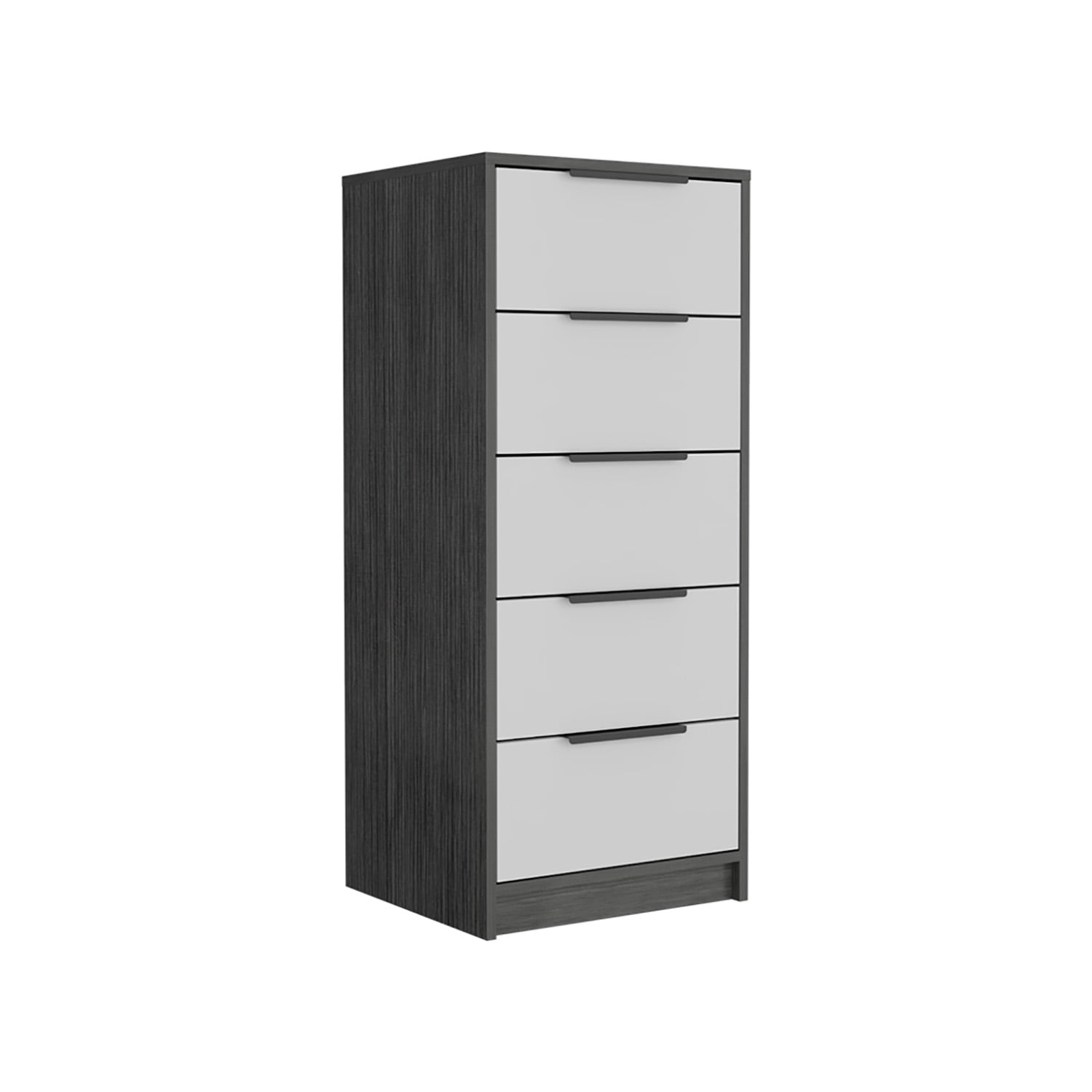 Kadyn 5 Drawers Dresser, Chest of Drawers with Metal Handle, Gray Storage Cabinet, Nursery Dresser Kadyn 5 Drawers Dresser, Chest of Drawers with Metal Handle, Gray Storage Cabinet, Nursery Dresser