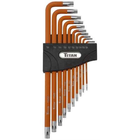 TITAN 10-PC 5-LOBE TAMPER RESISTANT L-SHAP