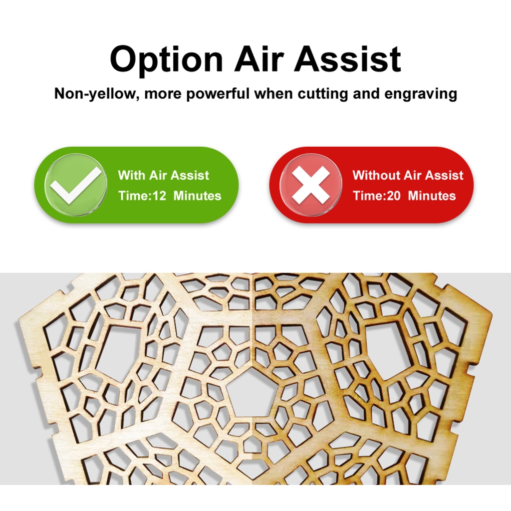 Longer Engraver High Volumes Air Assist Pumps For Lasers Cutters Reduces Smokes