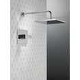 thumbnail image 5 of Delta Faucet Modern Raincan Square Single-Function Shower Valve Trim Kit Brushed Nickel, Shower Faucet Set, Rainfall Shower Head, SpotShield Stainless T14268-SP-PP (Valve Not Included), 5 of 5