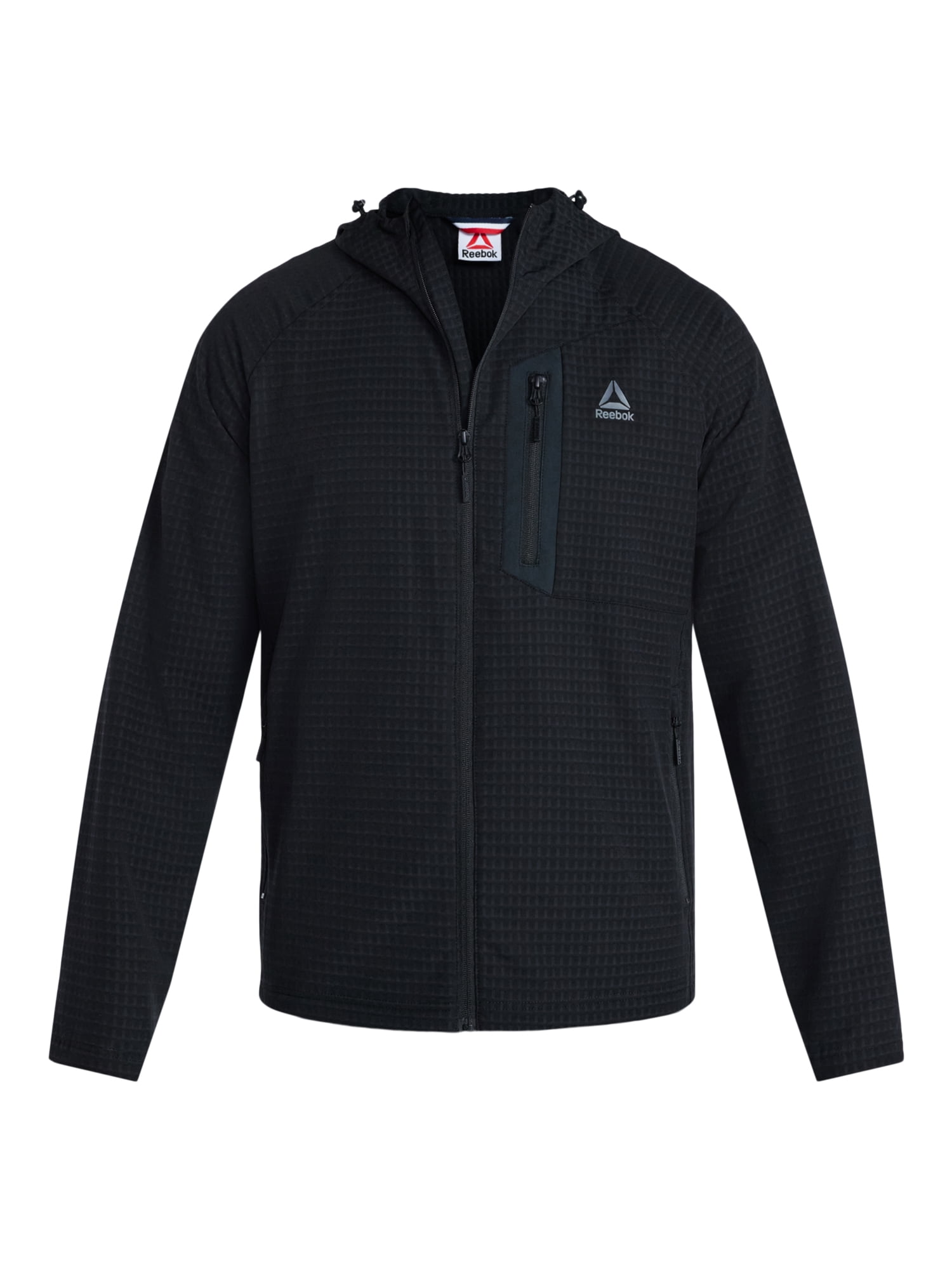 Reebok Men and Big Men's Textured Stretch Jacket with Chest Pocket, Sizes S-3XL