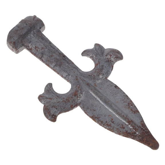 WHAMVOX Iron Fence Toppers Black Metal Finials for Garden Decoration