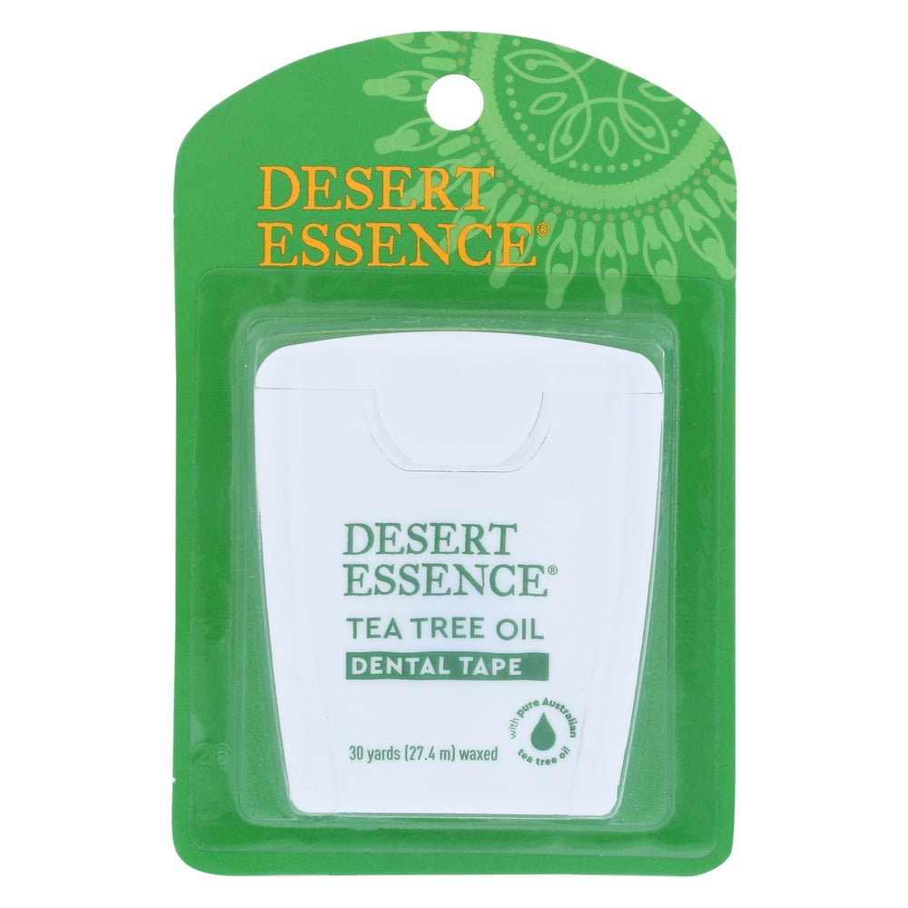 Desert Essence - Tea Tree Oil Dental Tape, 30 Yards, Pack of 1