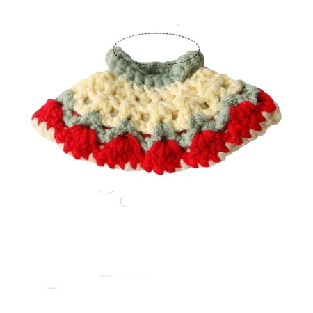 Handmade Knitted Hamster Dress &ndash; Lightweight Summer Small Pet Skirt with Flower Pattern Cute Fancy Outfit for Hamsters Gerbils Rats Mice
