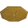 thumbnail image 3 of 29 1/8"OD x 2 1/4"ID x 1 1/8"P Spring Octagonal Ceiling Medallion (Fits Canopies up to 3"), Hand-Painted Pharaohs Gold, 3 of 6