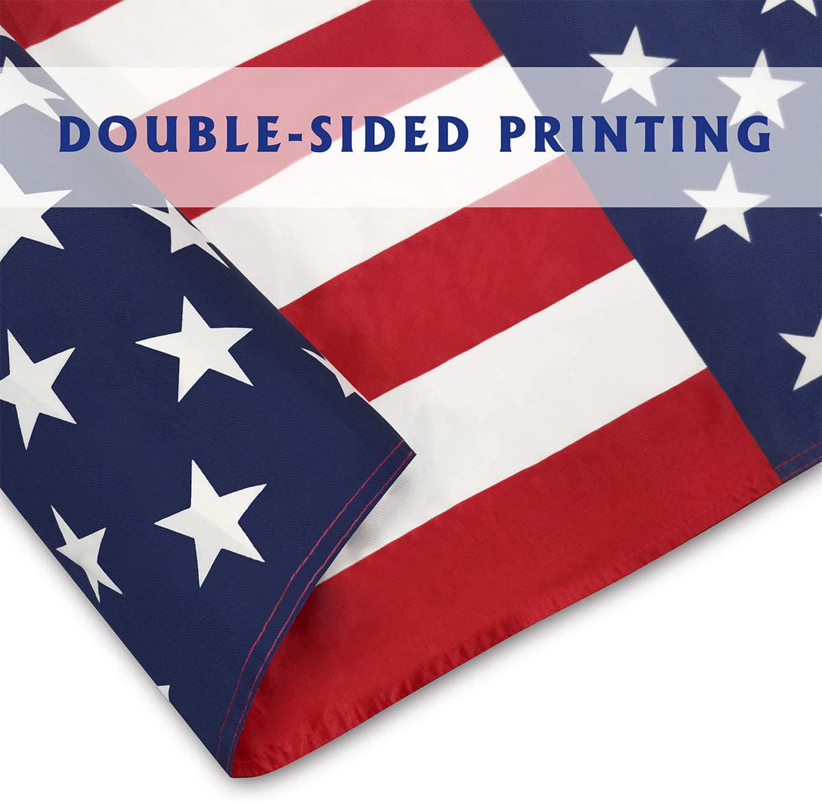 Vivid Color and UV Fade Resistant Teliles 3x5 Foot American US Flag USA Flags Polyester with Brass Grommets Canvas Header and Double Stitched 