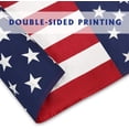 thumbnail image 3 of American US Flag 3x5 Ft, Longest Lasting USA Flag- Stitched with 3 Layer of Canvas and Double Sides Printed, Heavy-Duty USA Flags with Brass Grommet for Outdoor & Indoor, Fade & UV Protected, 3 of 8