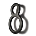 thumbnail image 3 of NACH Floating Mount House Address Shadow Number for Outside, Black Aluminum, 8 inch, #8, 3 of 5