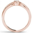 thumbnail image 3 of 1/10 Carat T.W. Diamond Cluster 10kt Rose Gold Engagement Ring, 3 of 5