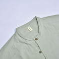 thumbnail image 5 of ZXLBBD T Shirts for Man Fashion Solid Color Stand Collar Long Sleeve Slim Fit Shirt Casual Outdoor Comfort Daily Wear, 5 of 7