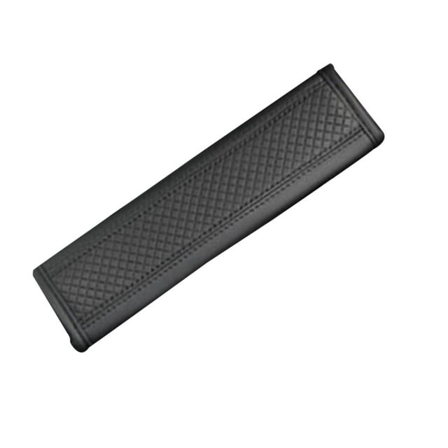 Funda para cinturón , fibra de seguridad, cuero, conducción cómoda, útil, protección Universal para el cuello para cochecito de bebé, mochila negro Yotijar Cubierta de la almohadilla del cinturón del coche