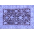 thumbnail image 1 of Ahgly Company Indoor Rectangle Abstract Blue Modern Area Rugs, 7' x 10', 1 of 4