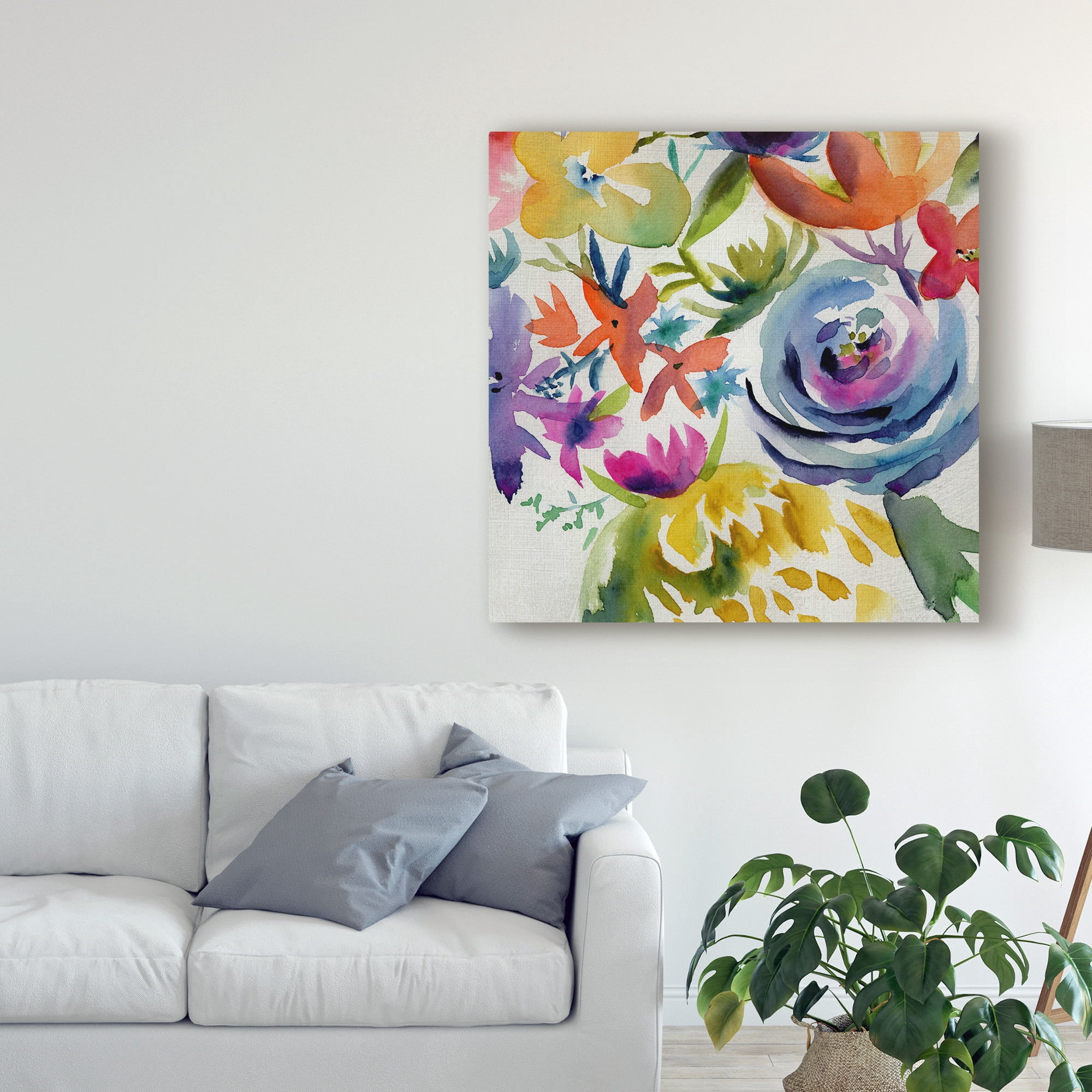 Trademark Fine Art 'Summer Spectrum I' Canvas Art by Chariklia Zarris
