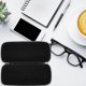 thumbnail image 3 of 1pc Zipper Eyeglasses Case Honeycomb Pattern Glasses Case Sunglasses EVA Box Protector with Zipper (Black), 3 of 4
